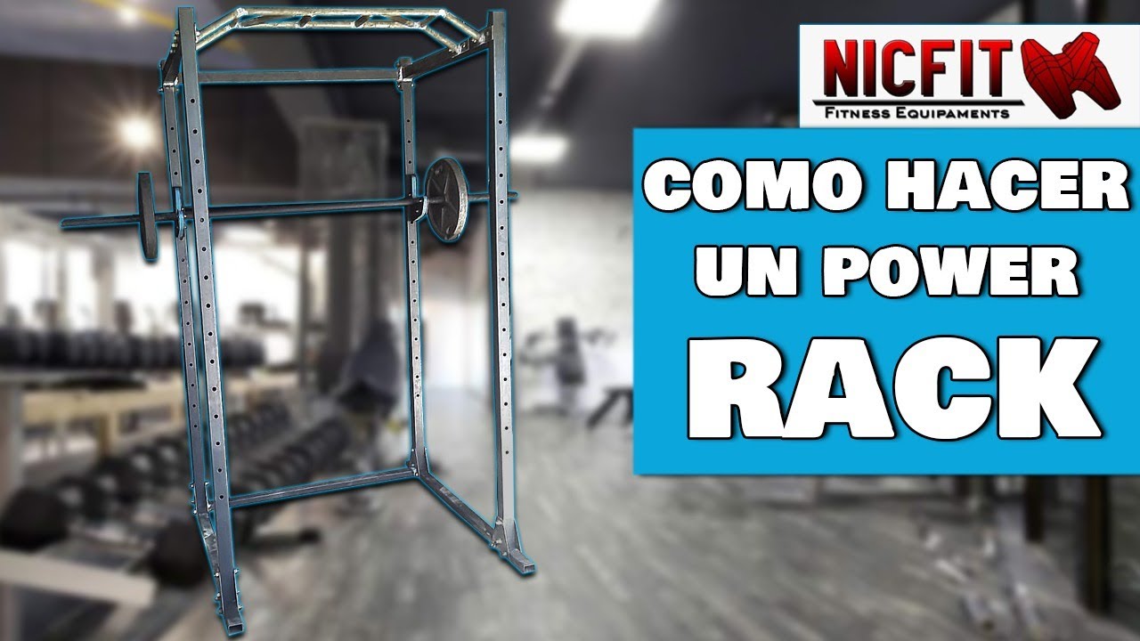 👉🏻COMO HACER UN POWER RACK (jaula multifuncional)