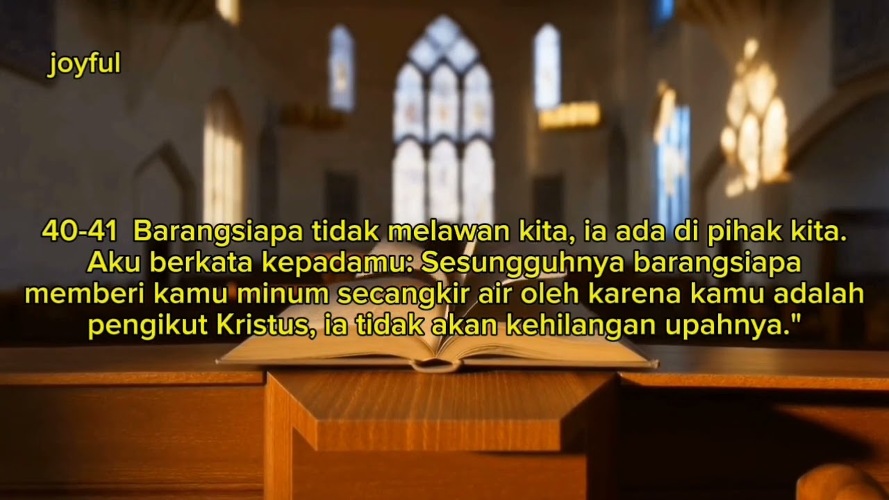 Pembacaan Injil Markus 9:30-50