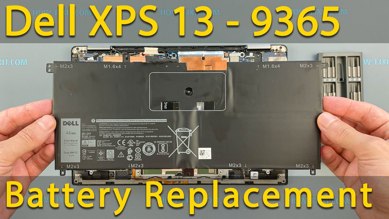 Как заменить аккумулятор Dell XPS 13 9365 — полное руководство своими руками