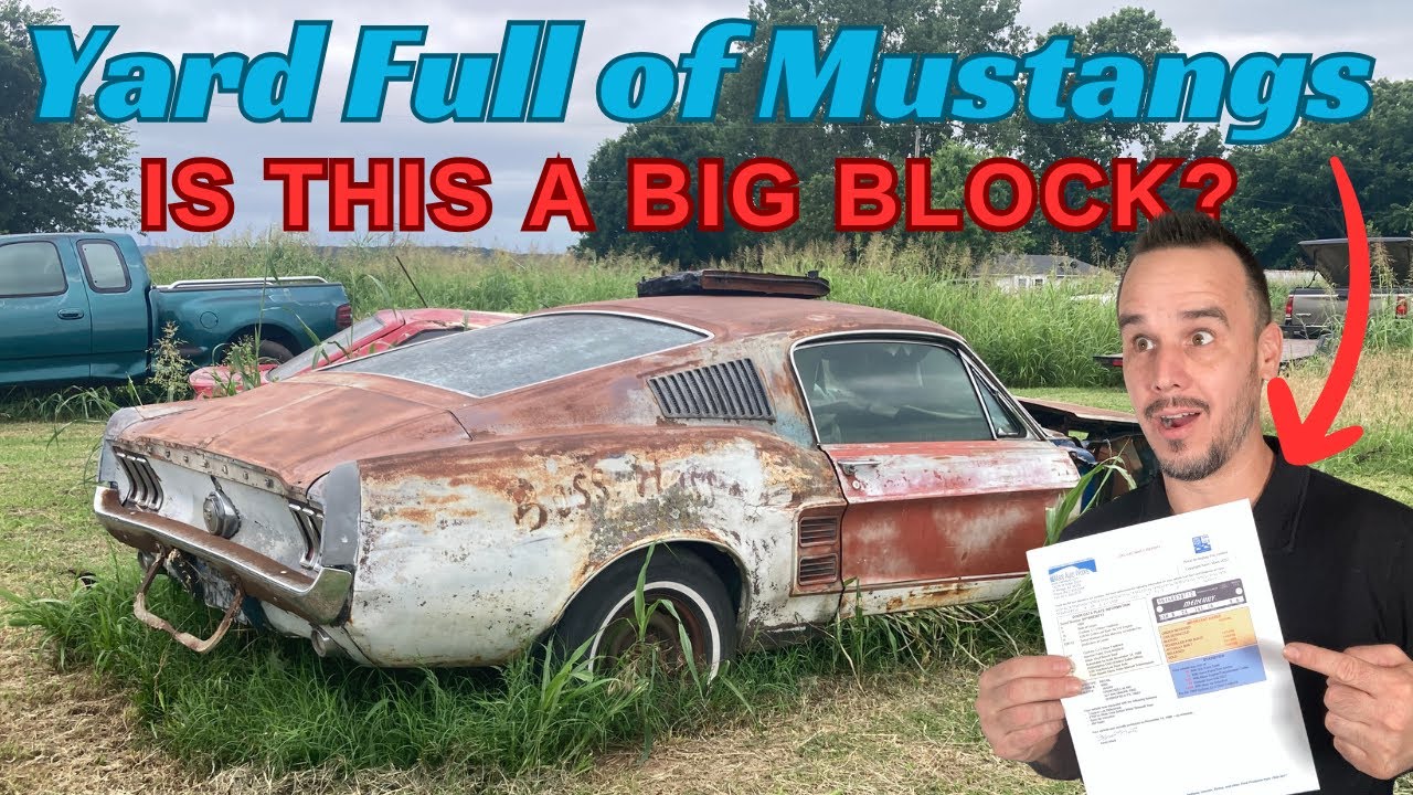 НАЙДЕНО: Огромная партия РЕДКИХ автомобилей Ford Mustang при покупке Fastback 67 года!