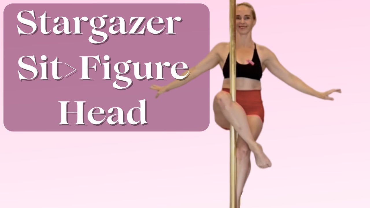 Stargazer Sit to Figure Head | Pole Transition | Intermediate Spin Pole Trick | Spinning Pole Dance