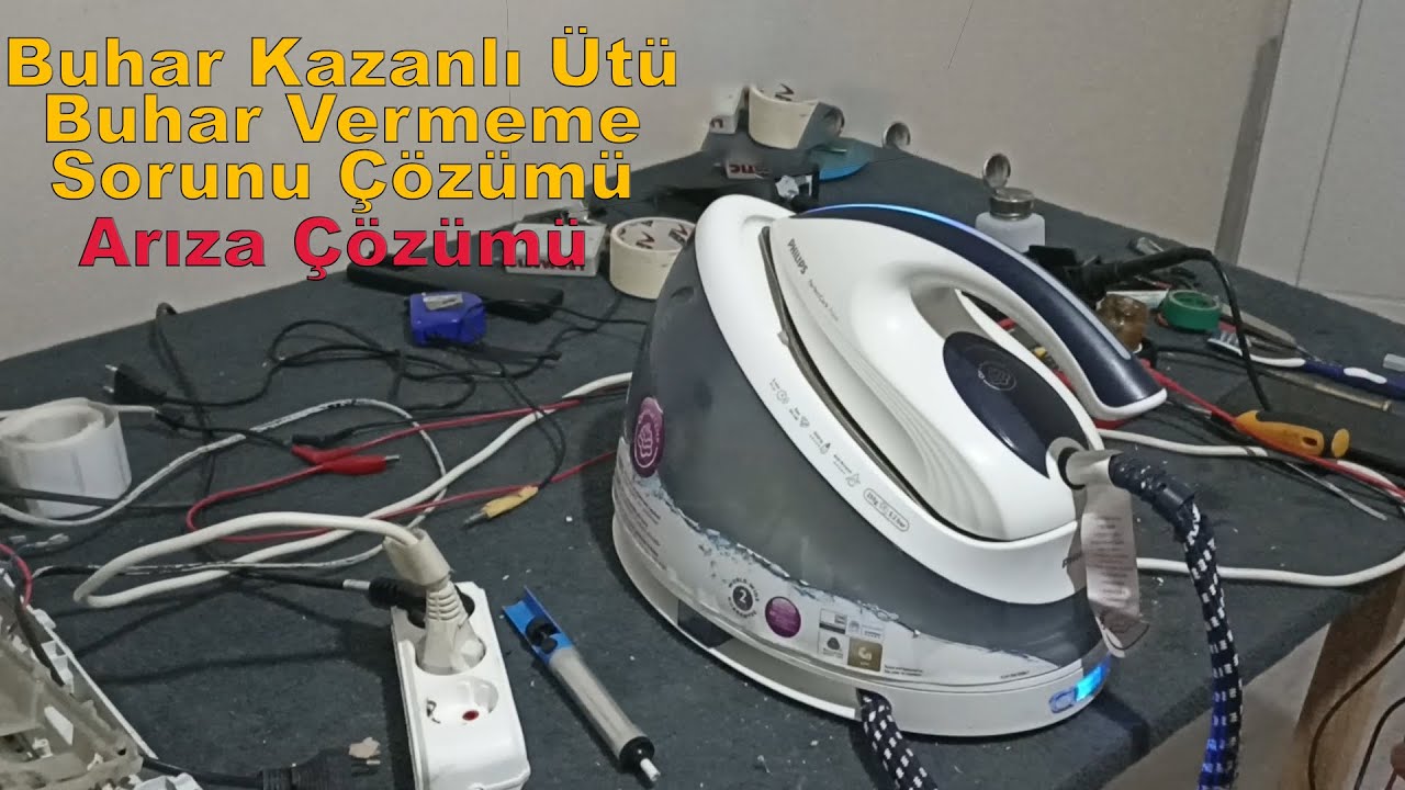 Philips Buhar Kazanlı Ütü Buhar Vermiyor Arızası Çözümü - Kart Arızası Çıktı