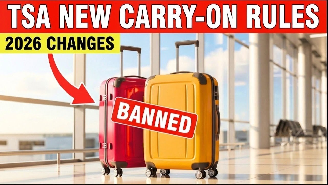 2026 NEW TSA Carry-on  Rules That Are Catching Travelers OFF GUARD Right NOW
