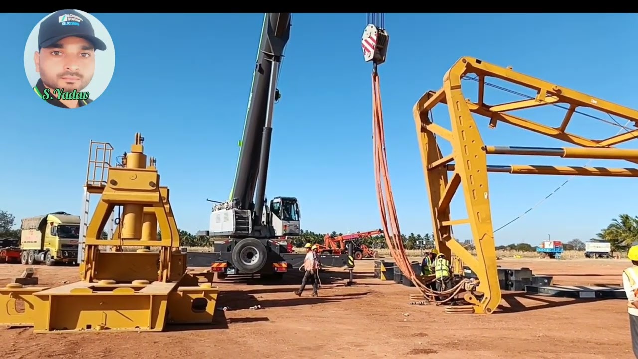 #video  CRAWLER CRANE XGC 800-1  XCMG 800 TON Flexi assembly full video