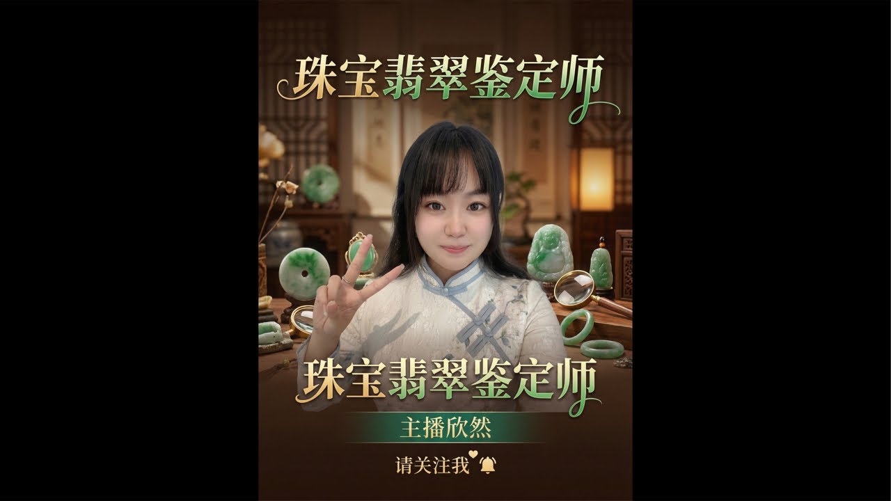 1月27主播：欣然，6年老店翡翠直播间，下午2点—晚上8点， jade culture ,Natural jadeite #jewellery #jewelry #翡翠 #翡翠手鐲 #珠靌