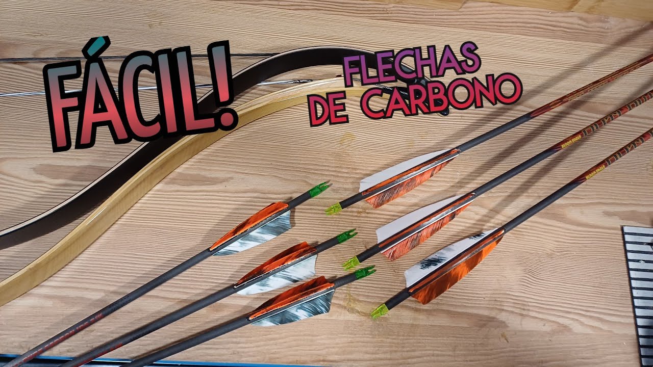 CÓMO MONTAR FLECHAS DE CARBONO
