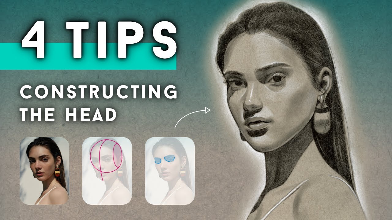 4 TIPS & TRICKS on How to Construct a Head for Portraits | Methods I find helpful