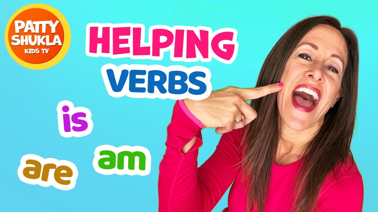 Learn to Read Helping Verbs Children's Song | 23 Helping Verbs English Words by Patty Shukla