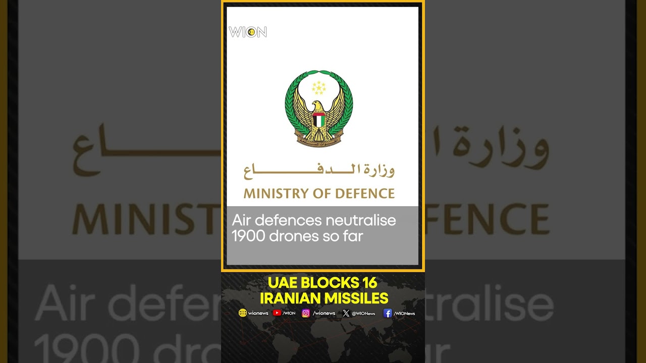 UAE Air Defenses Intercepted 16 Ballistic Missiles and 42 Drones From Iran | WION Shorts