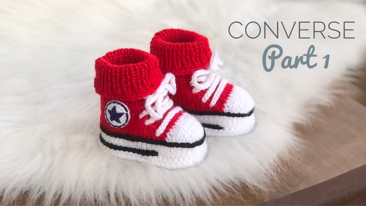 Часть 1: Учебное пособие по оригинальным носкам CONVERSE (0–12 месяцев)