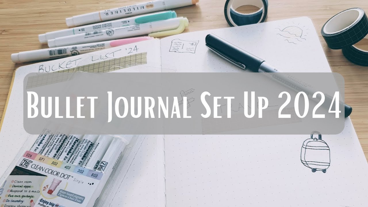 Bullet Journal Set Up 2024