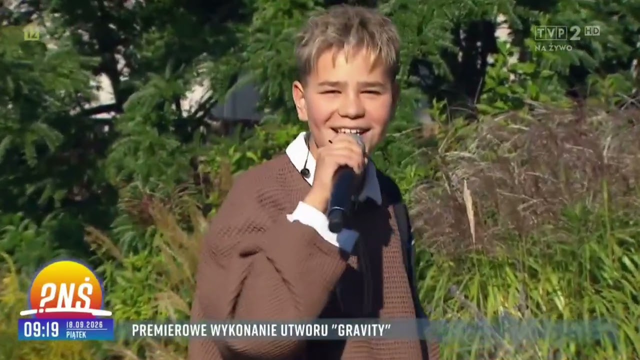 Wiktor Sas - &bdquo;Gravity&rdquo; (Junior Eurovision 2026 🇵🇱) - premiera w PNŚ