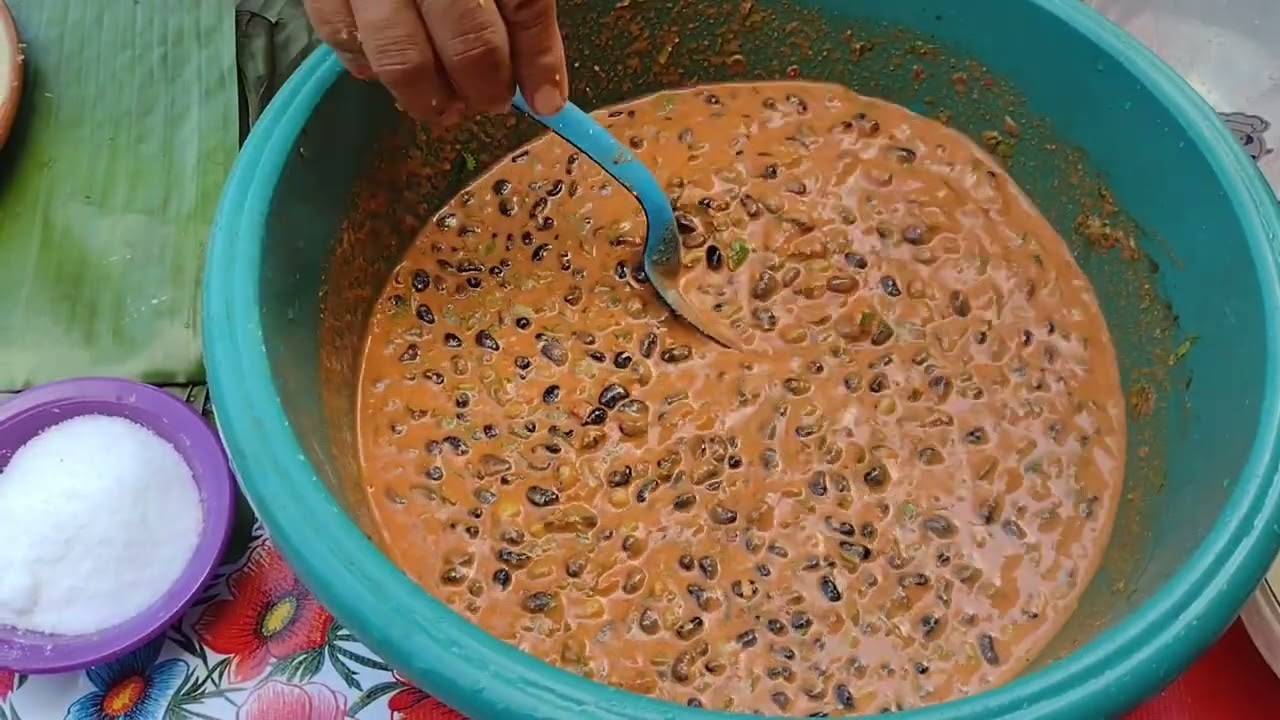 Tamales de ajonjolí con frijol | 👩🏻‍🍳