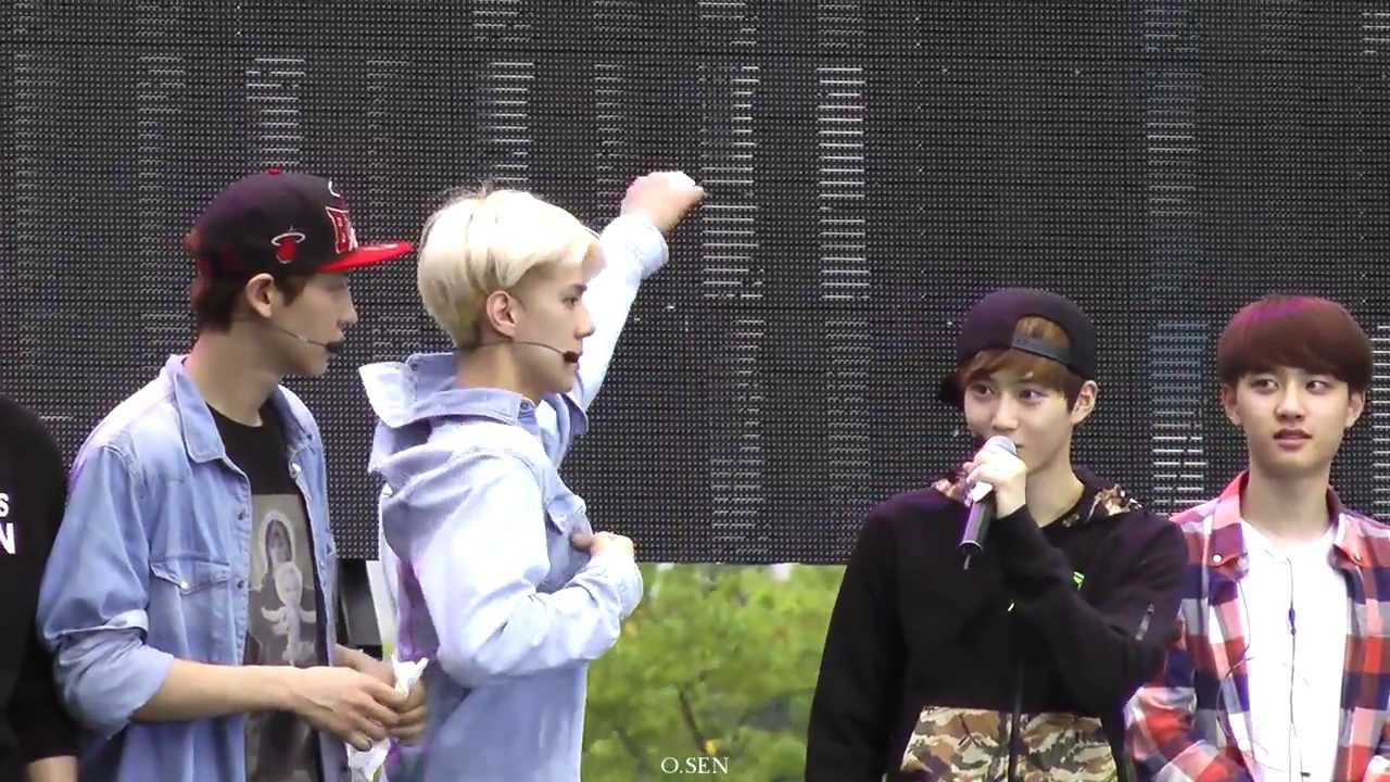 131006 강남 한류 페스티벌 리허설에서 세훈이 exo sehun