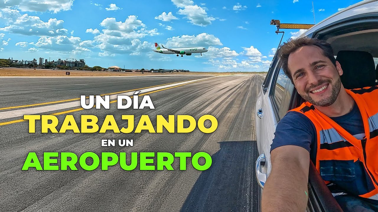 Así funciona un aeropuerto ¡Caminé en la pista de aterrizaje! #aeropuerto #yucatán