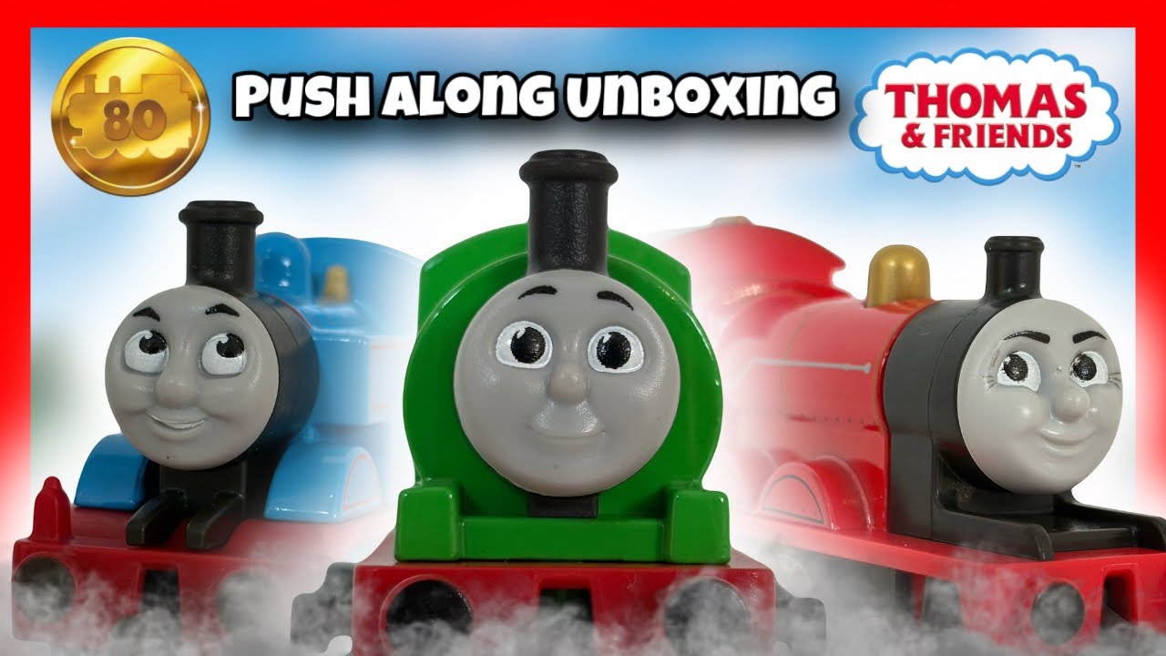 Unboxing The New “Classic” Push Along Die-cast Thomas, Percy and James!