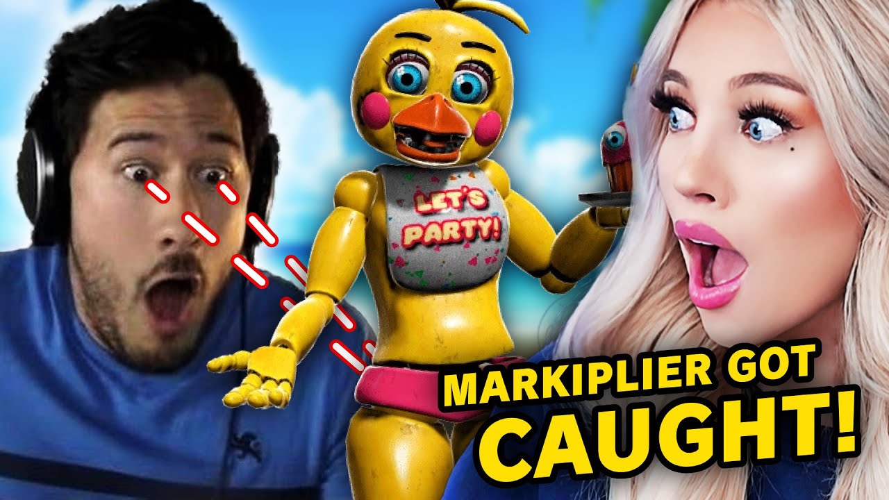 МЫ ВПЕРВЫЕ СМОТРИМ, КАК MARKIPLIER ИГРАЕТ В FNAF!?