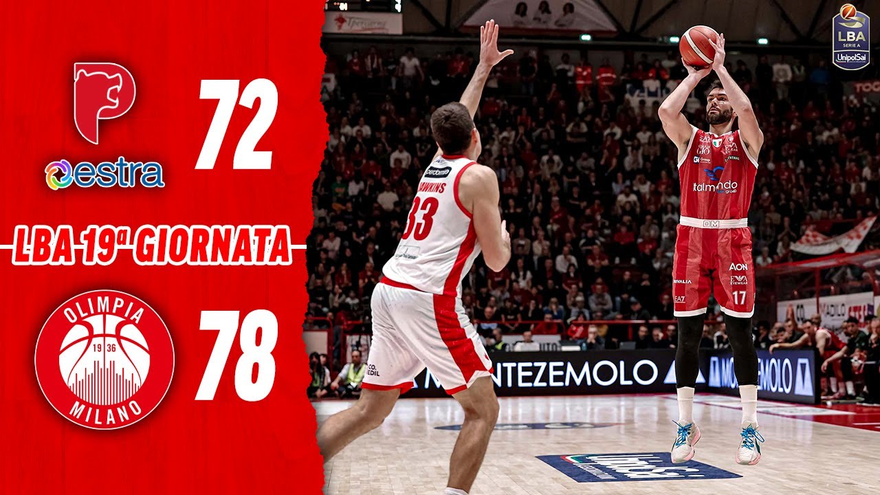 Pistoia - Olimpia Milano Highlights