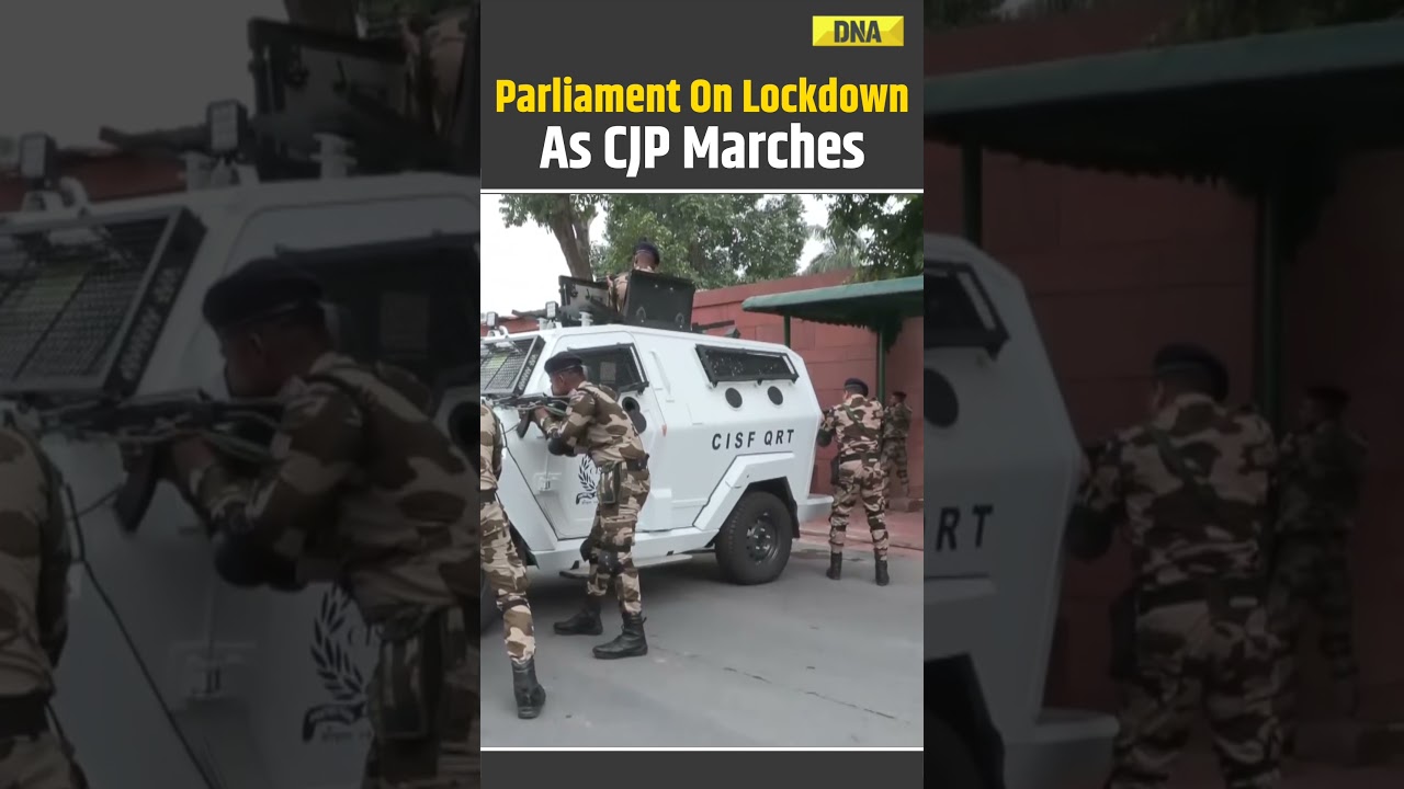CJP Protest: Parliament On Lockdown As CJP Marches | Security Forces Deployed