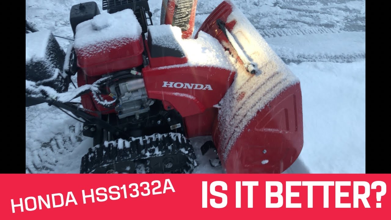 Honda HSS1332A Snow Blower Testing - Things I Like & Don’t Like.