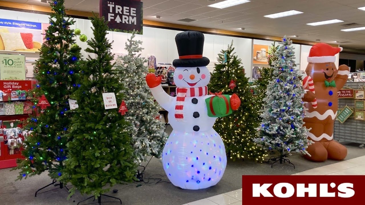 KOHL'S CHRISTMAS DECORATIONS CHRISTMAS DECOR TREES KOHLS SHOP WITH ME SHOPPING STORE WALK THROUGH