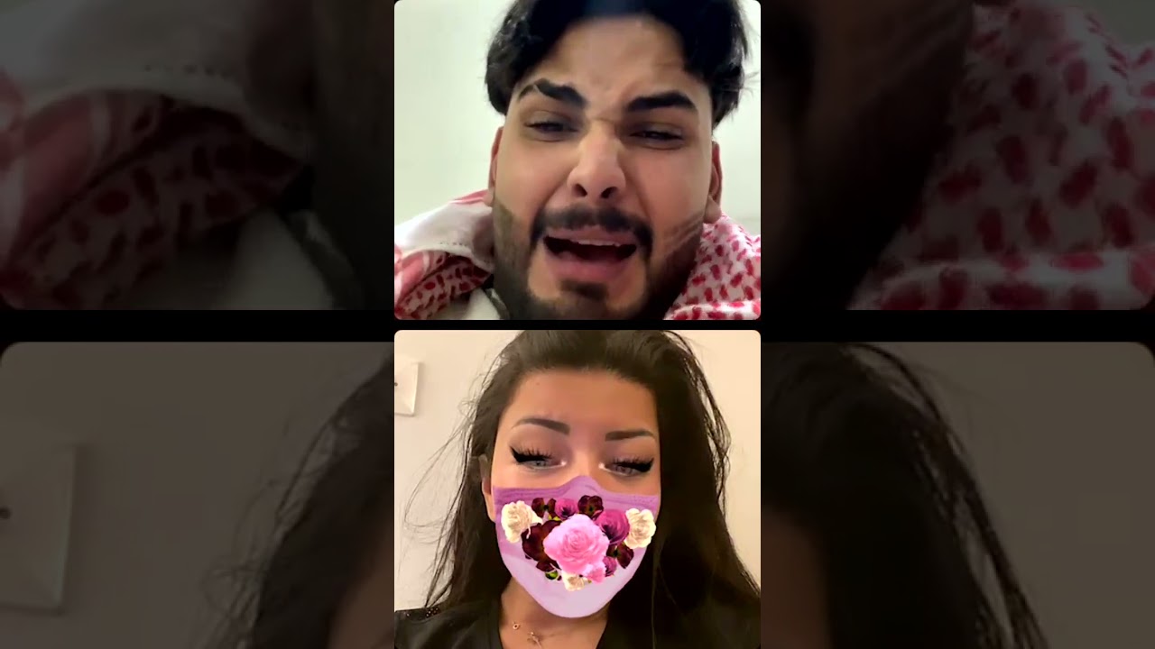 بث محمود المكسيكي و دعاء ضايج تعال اضحك😁 شوفو محمود اسوة😂😂