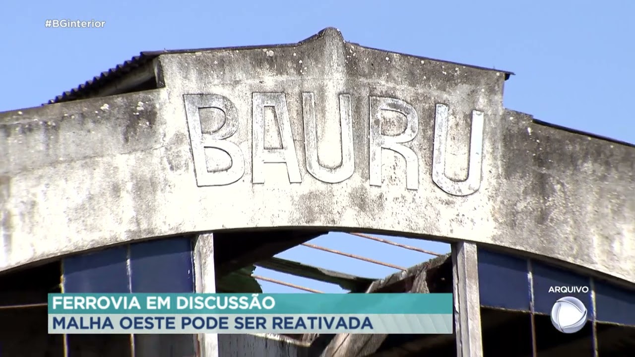 Bauru: ferrovia em discussão, malha oeste pode ser reativada