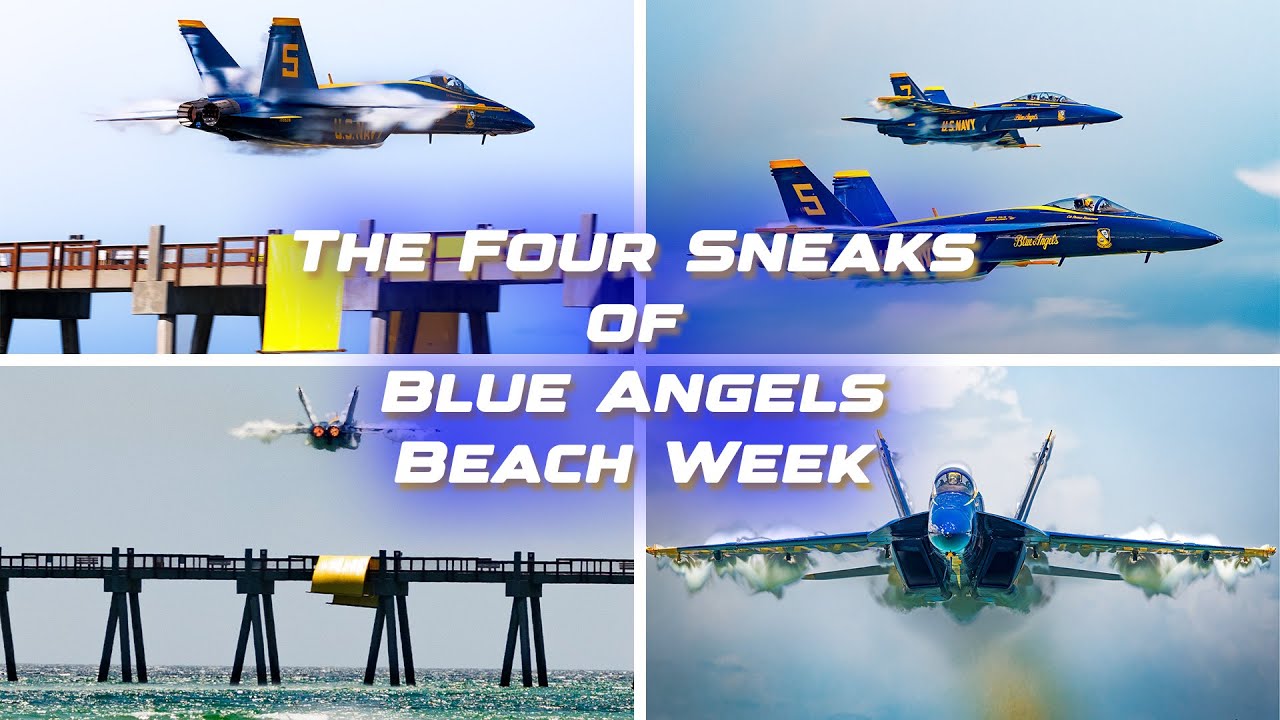 Every Sneak Pass From The Pensacola Beach Air Show! July 2025