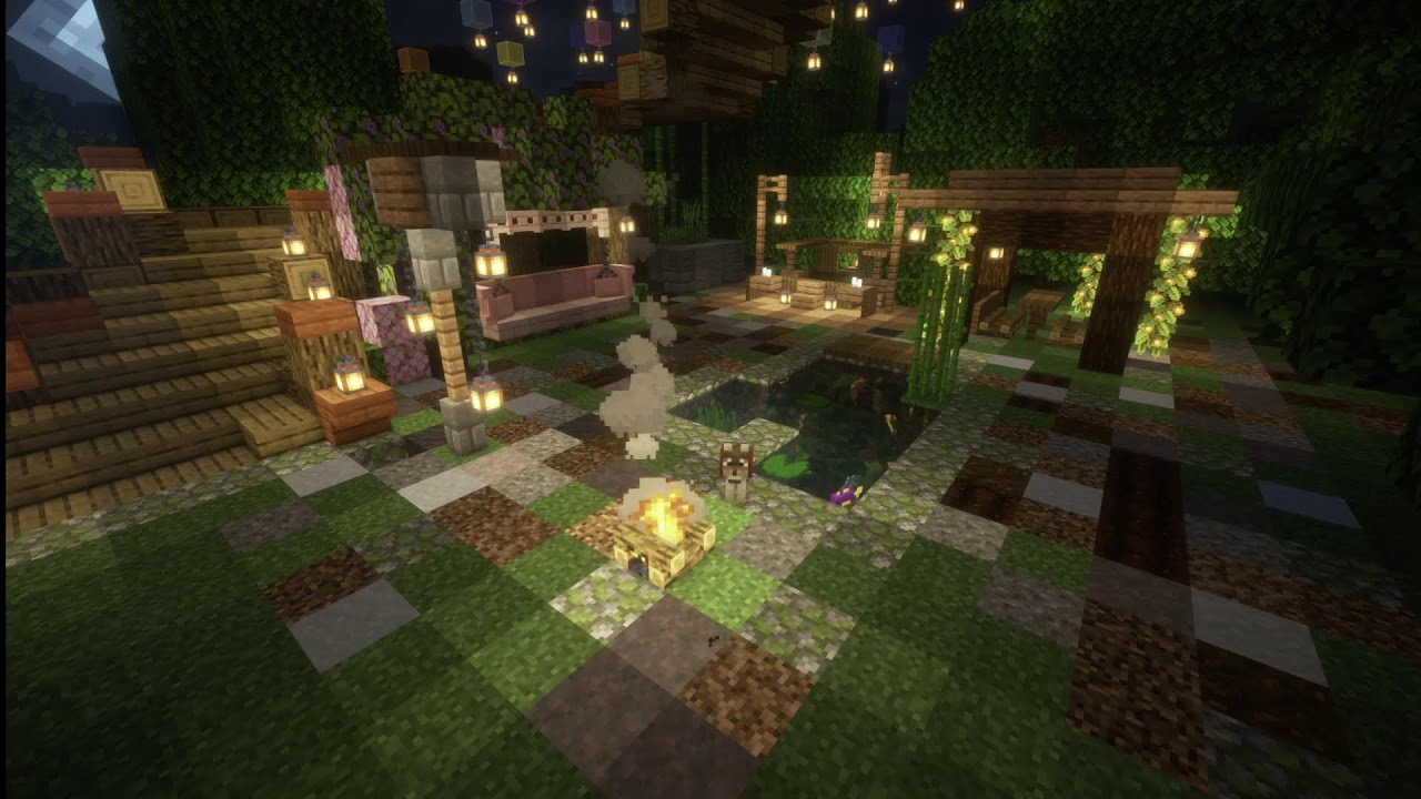 musical yard | sleep & rest here | new minecraft music