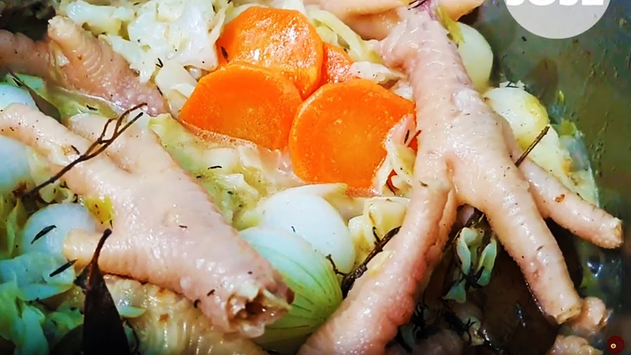 Como Hacer PATAS DE POLLO En Escabeche O Vinagre Para Botana