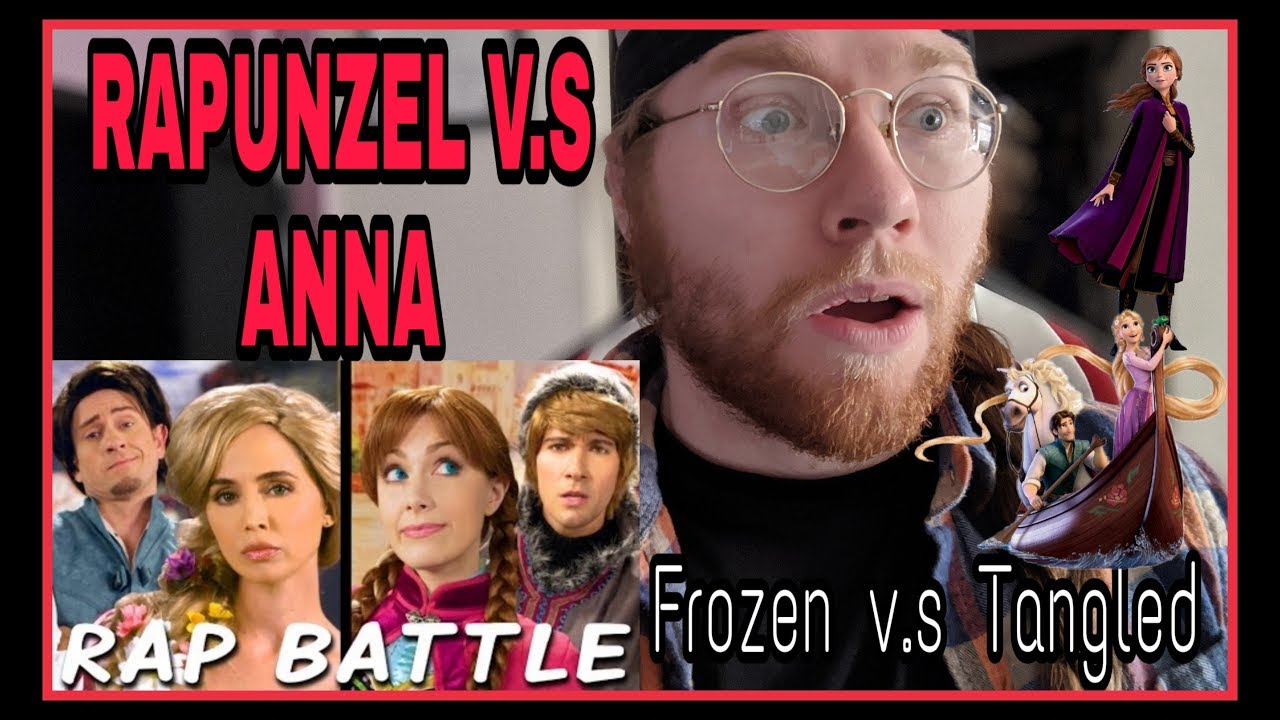 RAPUNZEL vs ANNA: Princess Rap Battle REACTION!!!