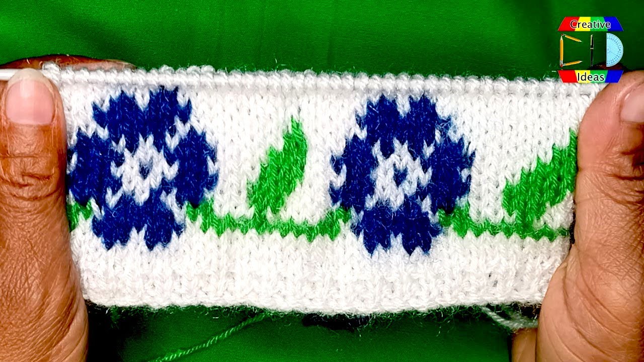 Special Sweater Design for Baby || Knit floral pattern || Easy Knitting || न्यू स्वेटर #63