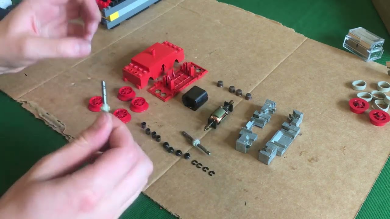 Repair of a Lego 12v red train motor