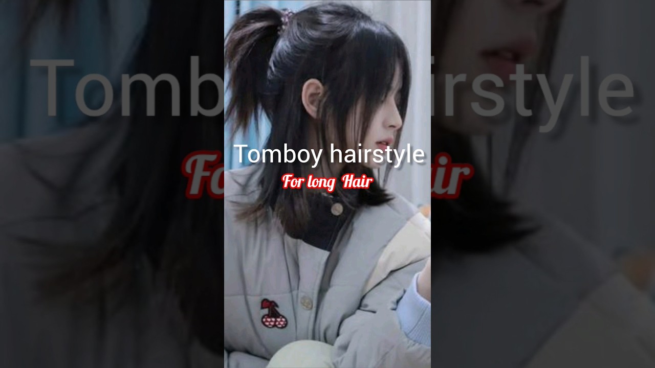 #tomboystyle for #longhair#longhairstyls#tomboy#hairstyle#tutorial#hairtutorial#boyish#short#trend