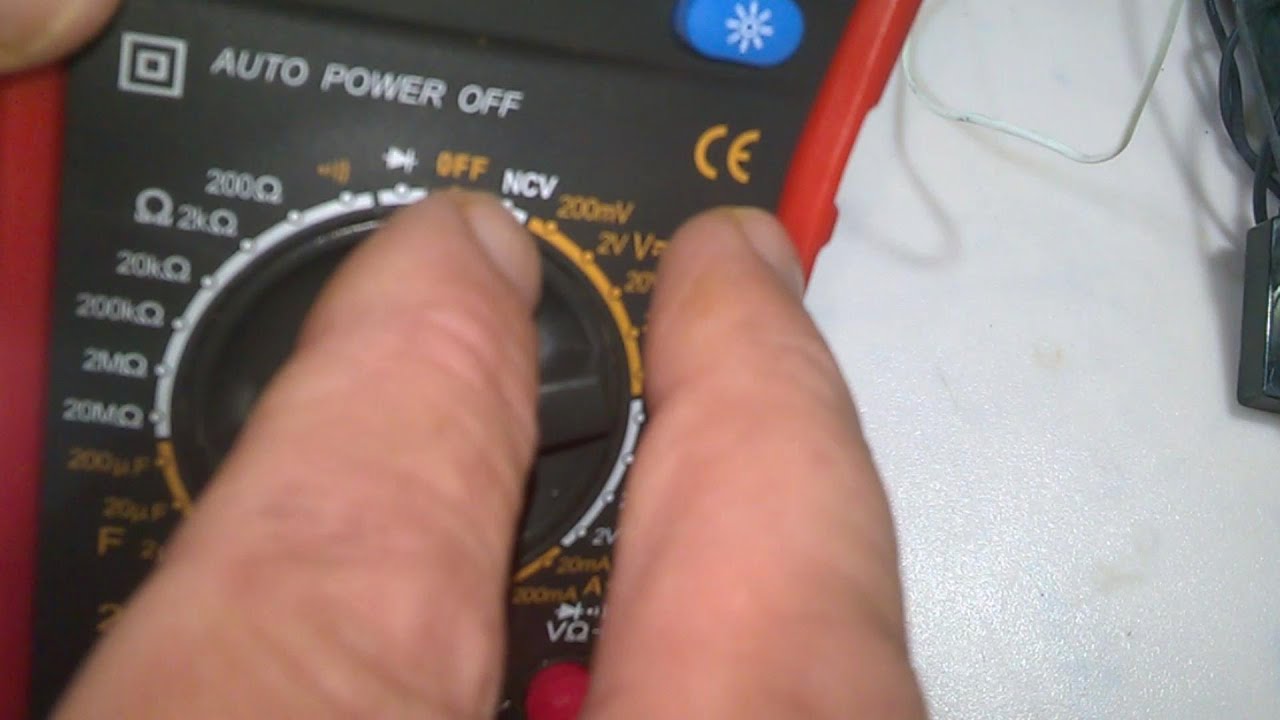 شرح استخدام الافوميتر VC60B  وخاصية NCV  ( الجزء 1)