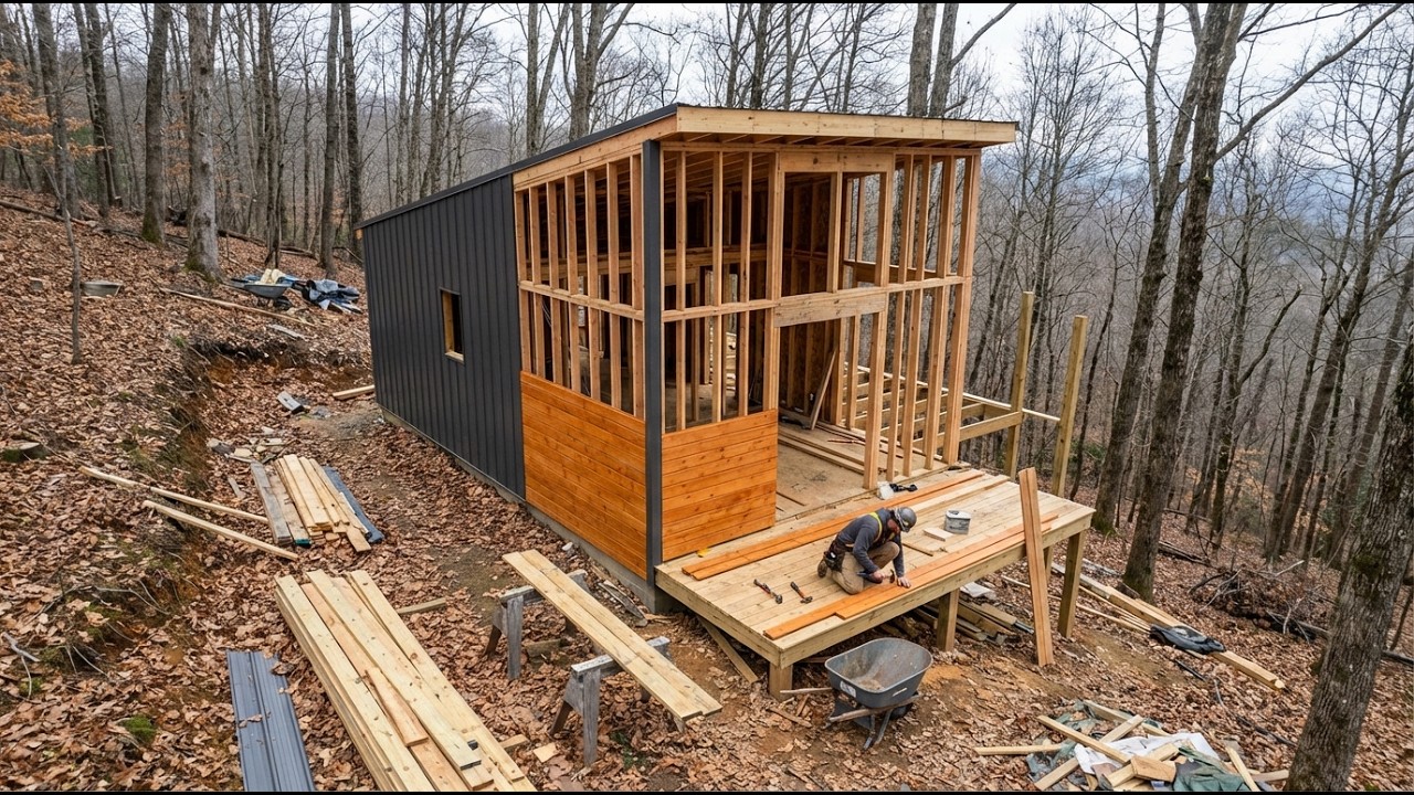 A Small Cabin Build That Proves Size Doesn’t Limit Comfort
