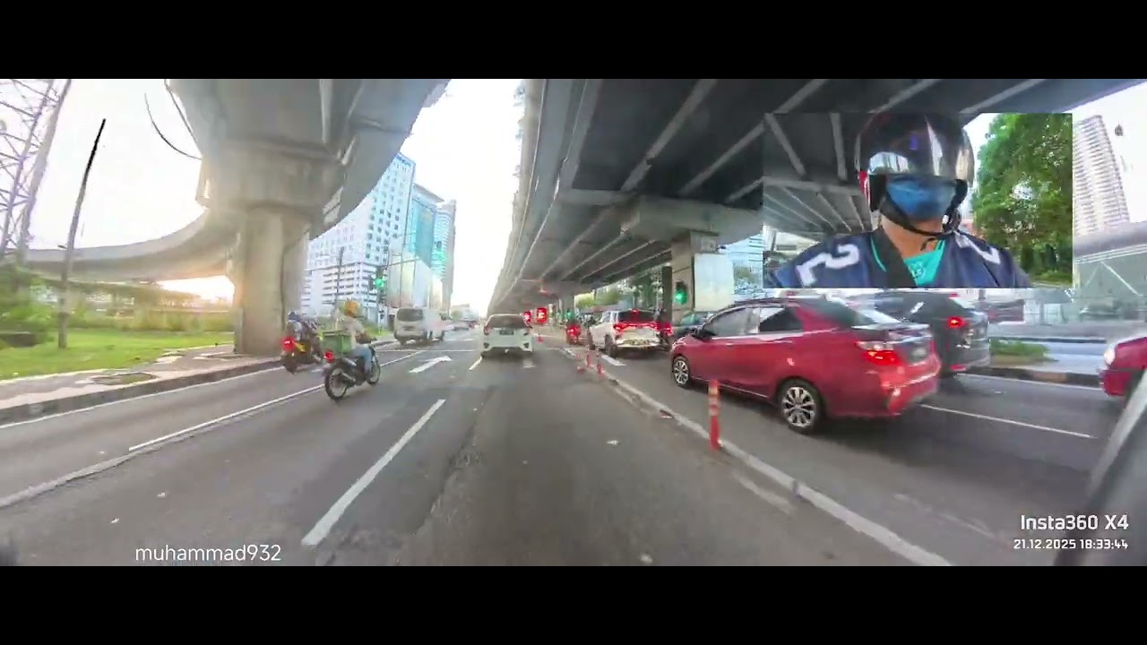 Insta360 X4 | Honda Vario 160 | 21/12/2025 #2 | Ke Mentari Court