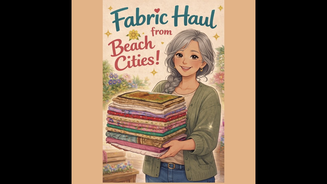 Beach City Fabric Haul + Cozy Shed Time
