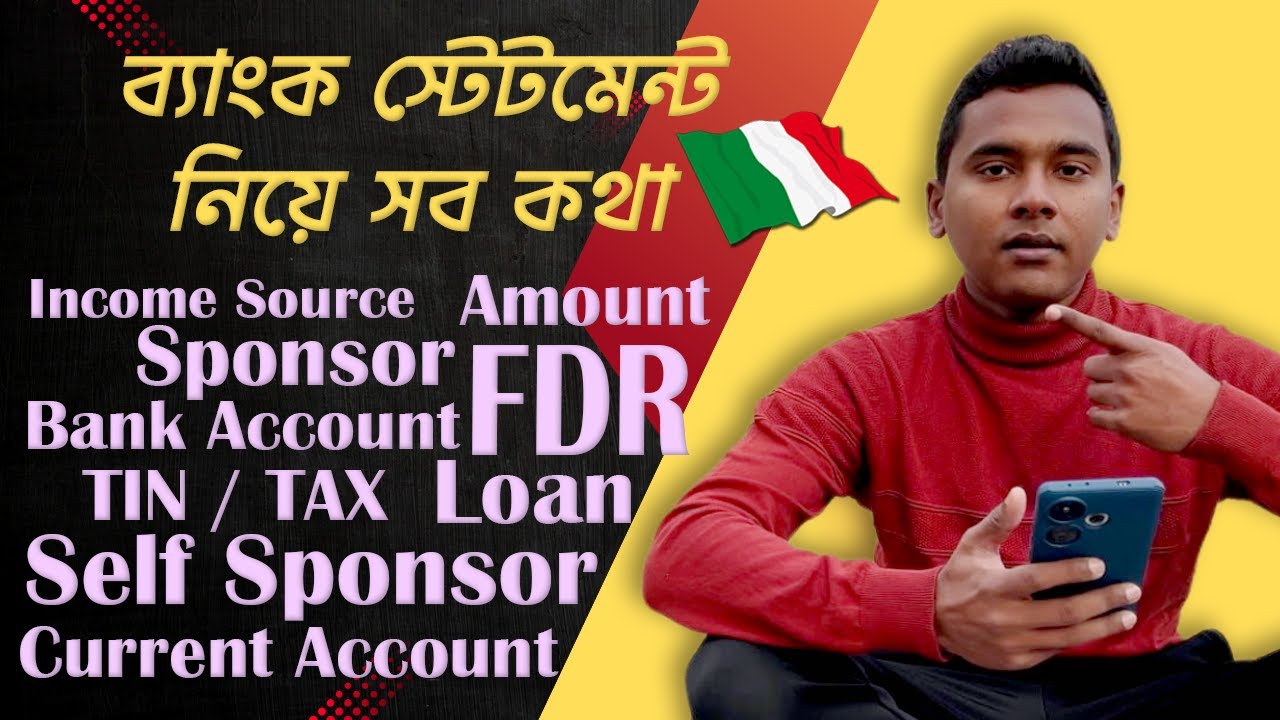 Bank Statement & Sponsor for Student Visa in Italy | Travelunimission