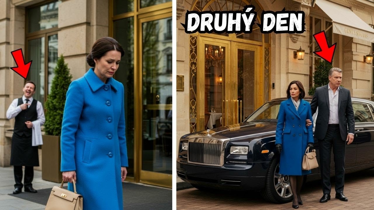 VYHODILI ji z restaurace... Druhý den ráno přijel její NAŠTVANÝ manžel v Rolls-Roycu