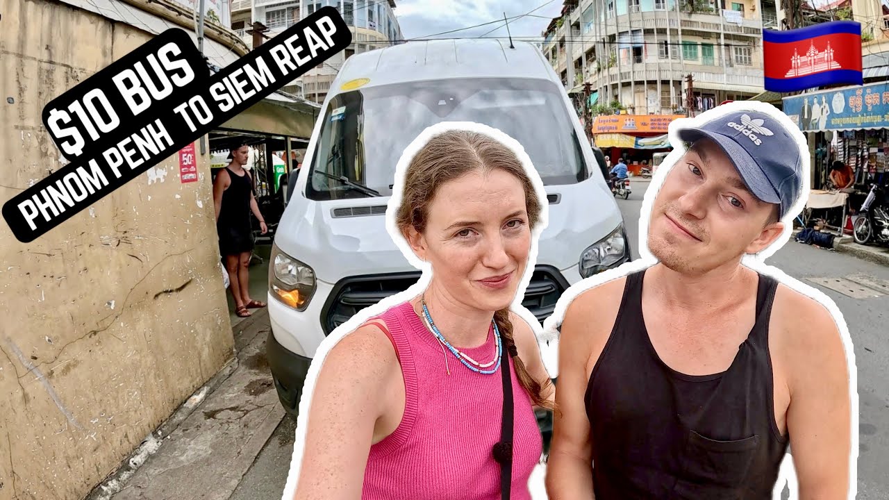 $10 Bus from Phnom Penh to Siem Reap 🇰🇭 | Worth It or Regret It?