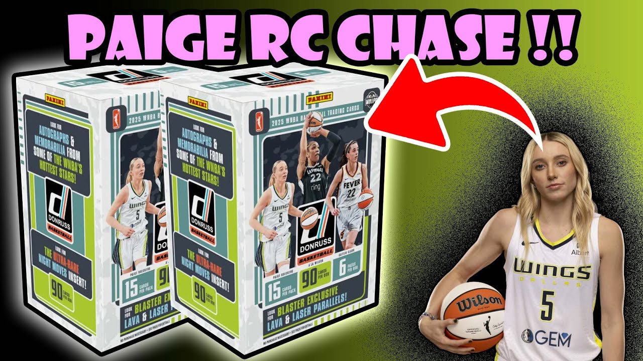 Обзор коробки для баскетбольной обуви Panini Donruss WNBA 2025 года