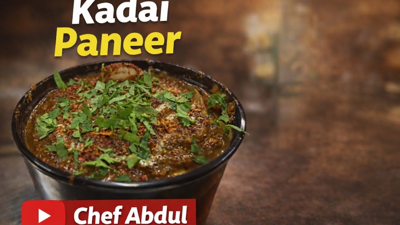 Hotel Style Kadai Paneer Recipe 😋 | Restaurant Jaisa Taste | Chef Abdul