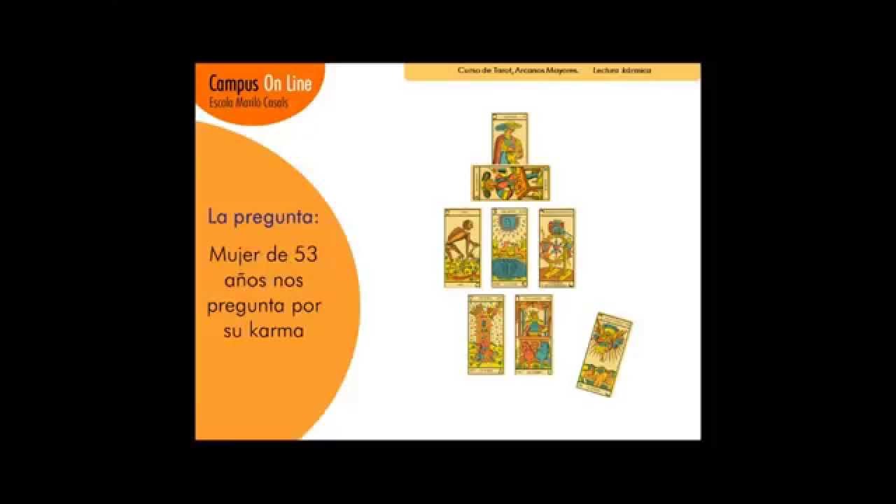 Aprender tarot:  Tirada Karmica