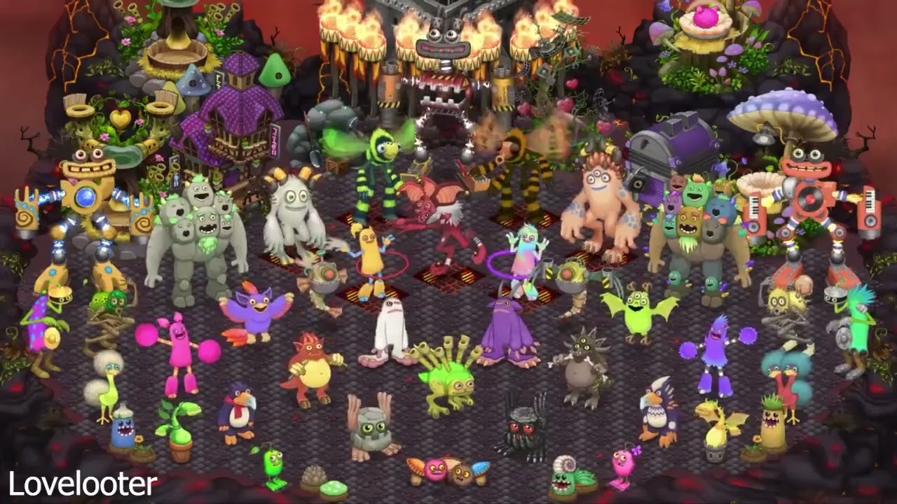 My Singing Monsters EARTH ISLAND |NEW|  1 hour loop