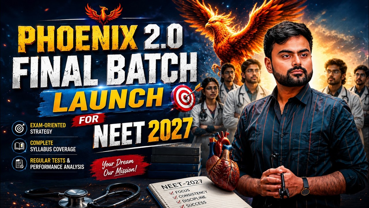 Phoenix 2.0 Final Batch Launch for NEET 2027