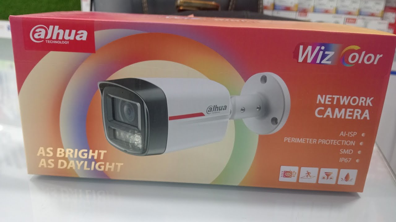 WizColor IP Camera Unboxing | Dahua WizColor | Wiz Color Network Camera Features and Unboxing