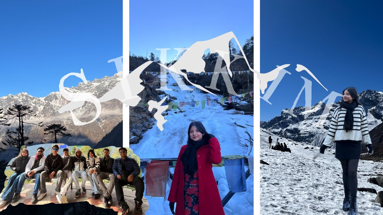 A beautiful journey through SIKKIM 🏔️||Travel Vlog||⛄️❄️🎐