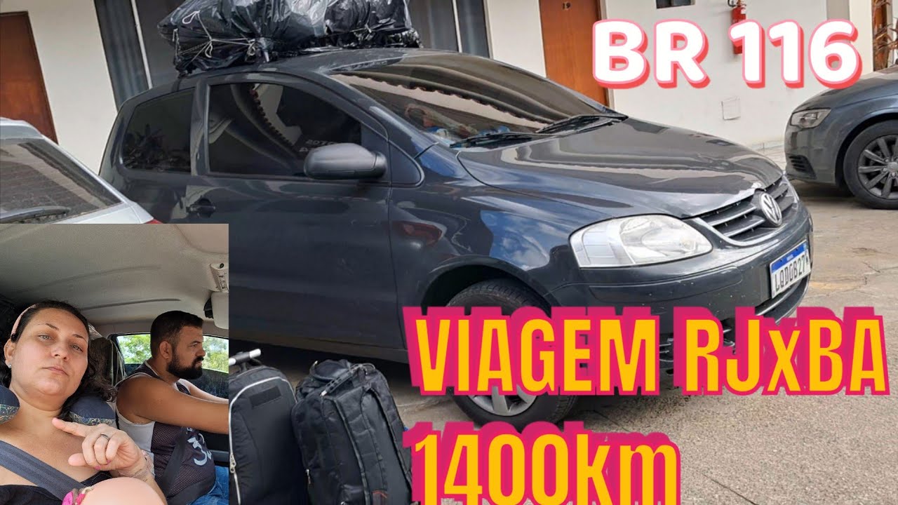 Viagem de carro para o nordeste  Rio xBahia br116 1400km(2024)