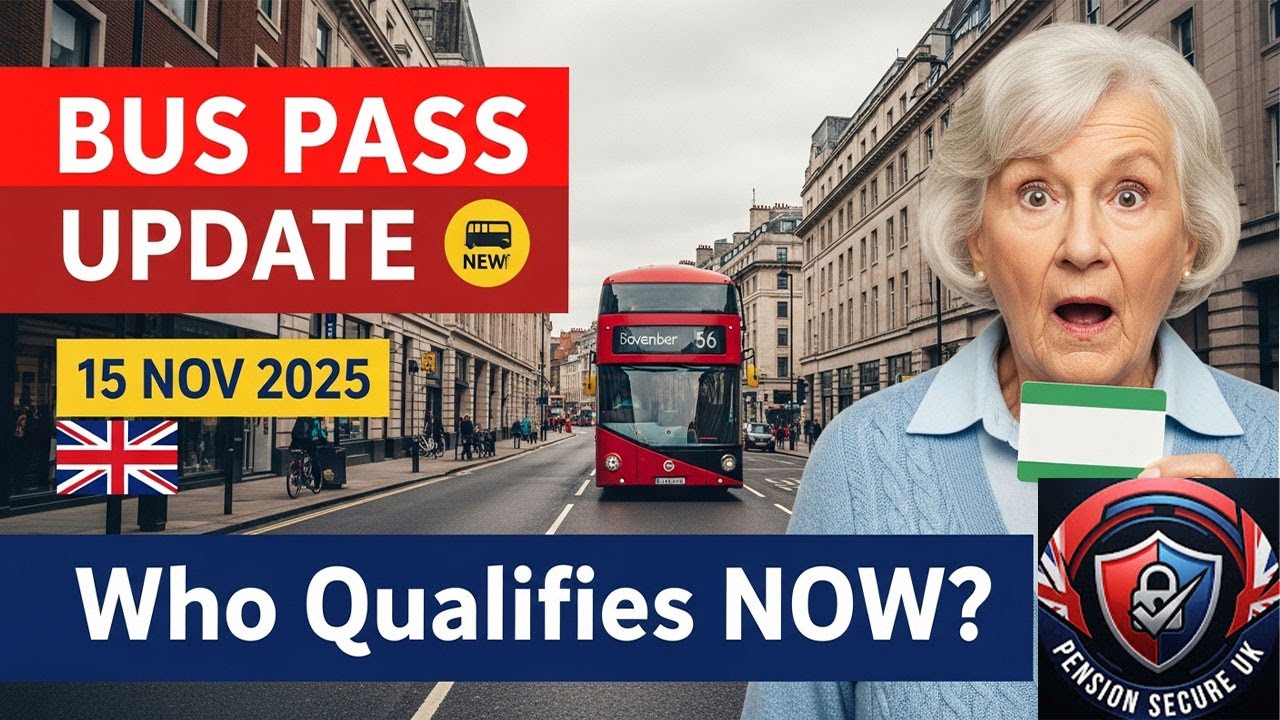 Bus Pass 2025 Update UK | Government Rule Change Alert | Who Gets It After Nov 15?